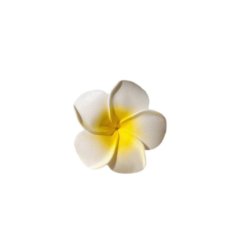 Product Introduction of flower Kembo ja  Simulation plumeria hairpin beach holiday hair side clip flower hairpin hairpin hair accessories jepitan rambut 5