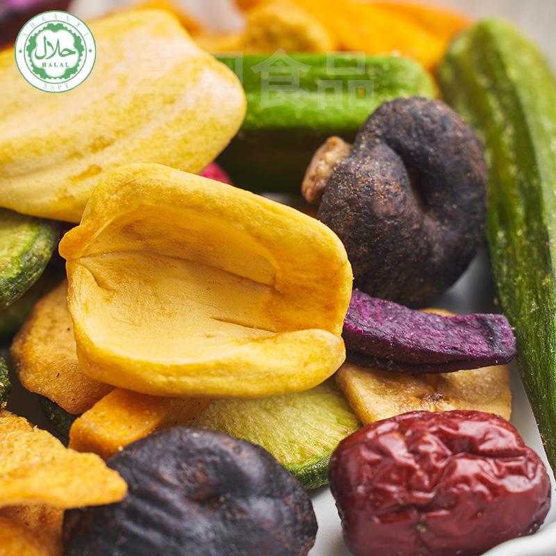 [HALAL]Keripik Mix Sayur & Buah Vegetables Chips & Fruits Kemasan Pouch Premium Chinese food Snack Cemilan Sweet COD Local delivery within 24 hours Manis Camilan 3