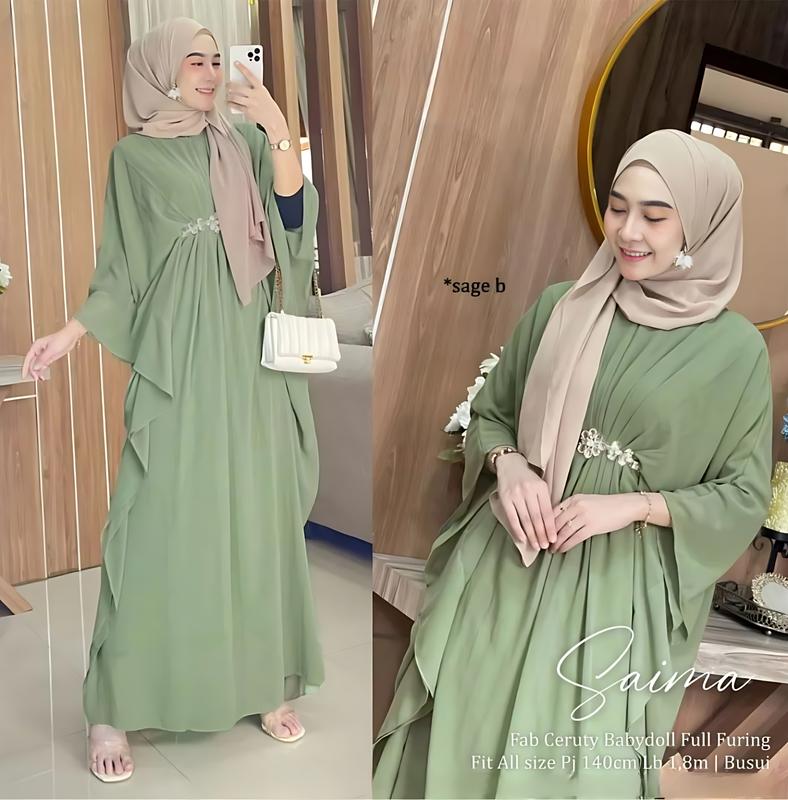 Larist Baju Kaftan Wanita Terbaru 2025 Gamis Simple Elegan Kaftan Lebaran Mewah Gamis Kaftan Kondangan Dress Pesta Muslim Remaja Dewasa Busui Friendly Gaun Maxi Hitam 6