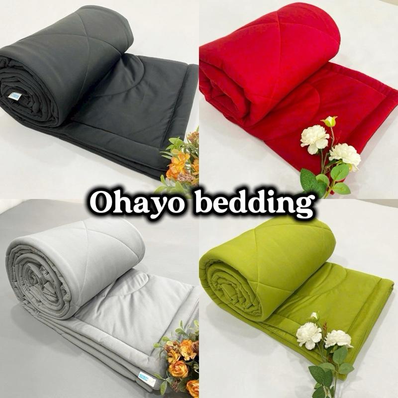   OHAYO  Chăn hè thun lạnh 1m8 x 2m chần bông cao cấp   gồm 1 cái chăn lẻ  