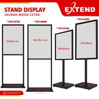 Gambar Extend Stand display banner poster Menu Dua Sisi 50x70cm 60x80cm 65x90cm PSS PSD Series - PSS-5070B dari Foyu Photo Kota Administrasi Jakarta Selatan 4 Tokopedia