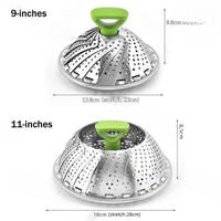 Gambar Vinnatsu Alas Tatakan Kukusan Bentuk Bunga Fleksibel Steamer Stainless Multifunctional Retractable Pengukus Makanan Model Bunga - 9-inci dari Vinnatsu official Kab. Tangerang 2 Tokopedia