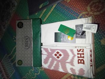 Product Review of Sarung BHS Cosmo Silver Warna Putih Polos 01 from P**Z 0