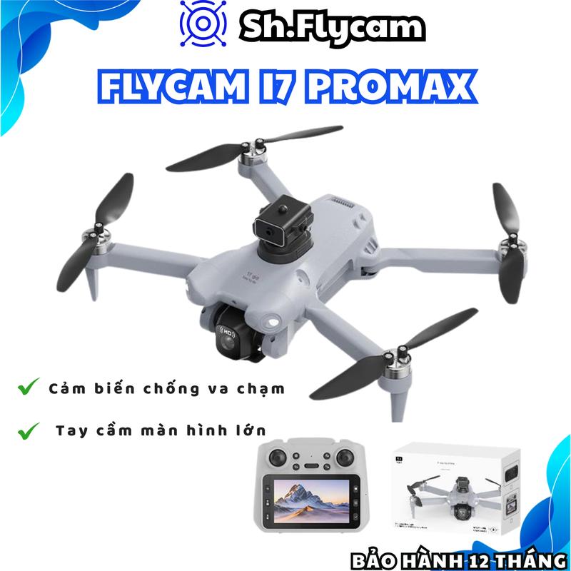  Flycam  I7 promax cảm biến tránh va chạm nâng cao tích hợp camera 180 độ quay chụp 4k flycam mini 