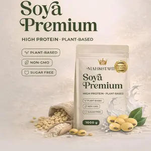 MahkotaFit Susu Kedelai Premium Tinggi Protein 1000 Gram - High Protein Plant-Based Bebas laktosa Sugar Free