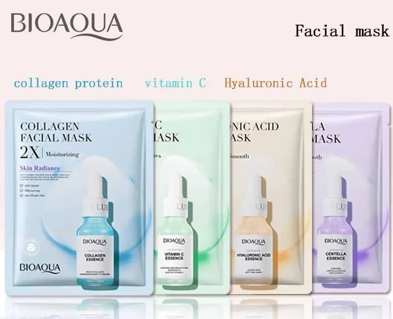 BIOAQUA Skin Radiance Facial Masks Moisturizing and Refreshing Sheet Mask Skincare Delicate Skin Repair