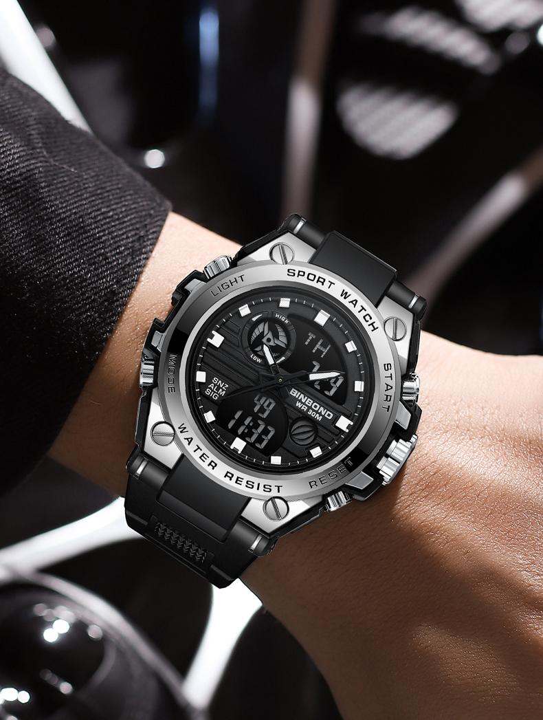 Product Introduction of Fashion electronic watch 3c digital display waterproof luminous accurate timing watch 36