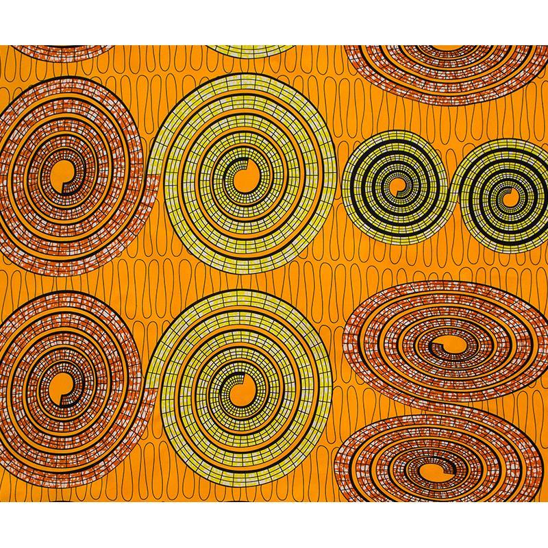Product Introduction of Ethnic Style Wax Printed Fabric, 6 Yards Multifunctional Exquisite Clothing Bedding Fabric, DIY Craft for Home Dormitory Bedroom Living Room 2