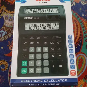 [JIB] BAYAR DI TEMPAT JOYKO CC-49 Calculator 2 Display Layar LCD / Kalkulator 12 Digits CC49