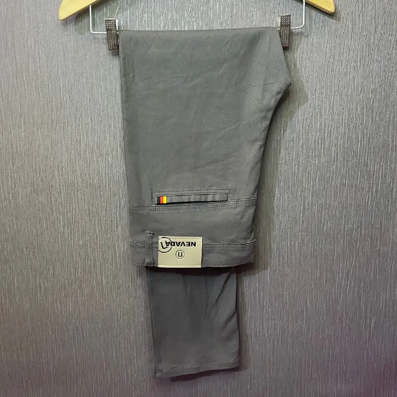 Celana Chino Panjang Pria Slim Fit Premium Kain Katun Twill Melar Dewasa  Casual Kerja Kantor Formal Nyaman Cowok celanachinos Stretch Hitam 5