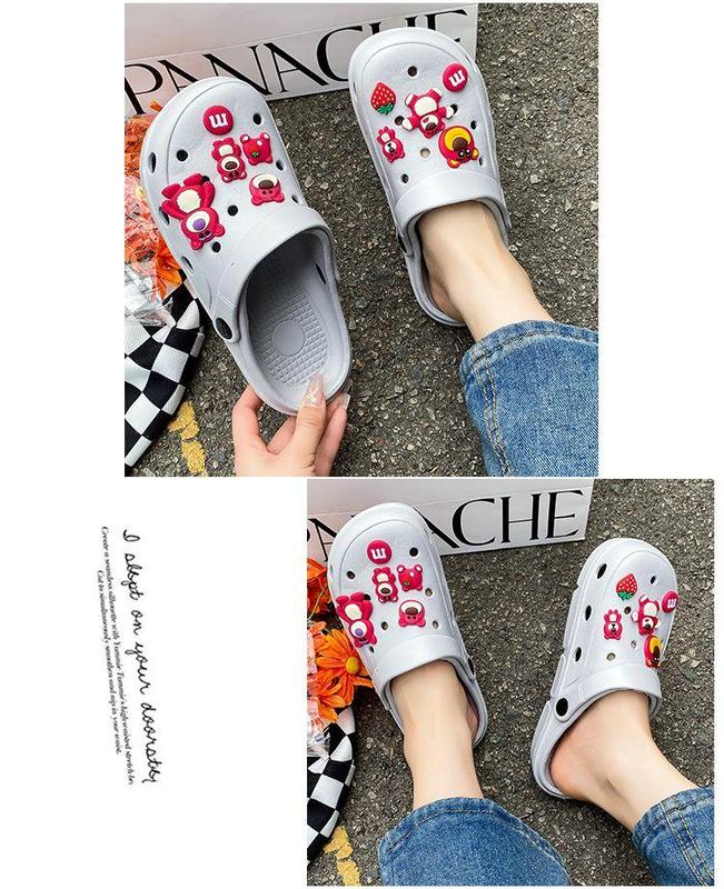 Product Introduction of Shoes Women's Slippers Popular Personalized Thick-Soled Slippers Men's Outerwear 2023 New Baotou Sandals Sandals Beach Shitting Feeling Men's Sandals Slippers 23