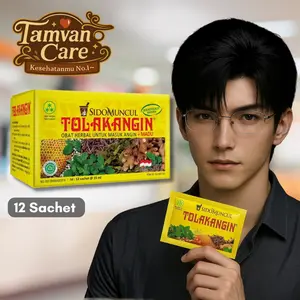 Tolak Angin Herbal Masuk Angin (12 sachet) + Bonus Rayuan Manis Obat Tradisional Jahe Madu Daun Mint Untuk Kesehatan Dan Nyaman