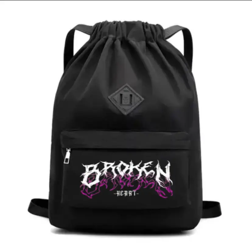 Drawstingbag Backpack Tas Serut Tali Webing Tas Olahraga Tas Sekolah Unisex