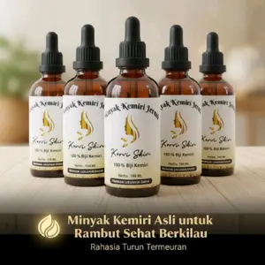 minyak kemiri jernih asli 100%  100 ml