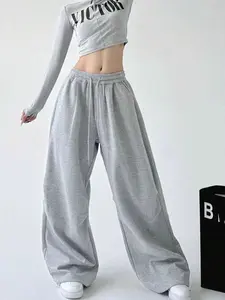 Celana Panjang Baggy Pants Wanita Highwaist Casual Nyaman