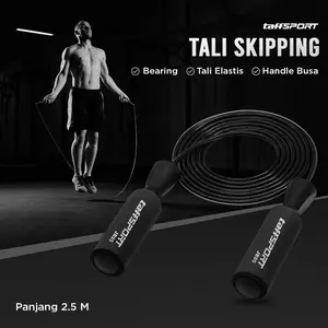 Lompat Tali Jump Skipping Rope Latihan Rumah Olahraga Rapid Speeds Outdoor