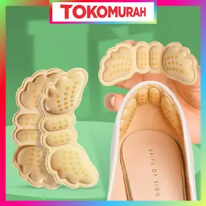 TM 1Pasang Insole Sepatu Wanita Kebesaran Alas Sepatu Tumit Anti Lecet Sol Bantalan High Heels R1110
