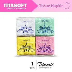 PROMO HEMAT- Tisu makan belah lipat - PAKET 10 pcs