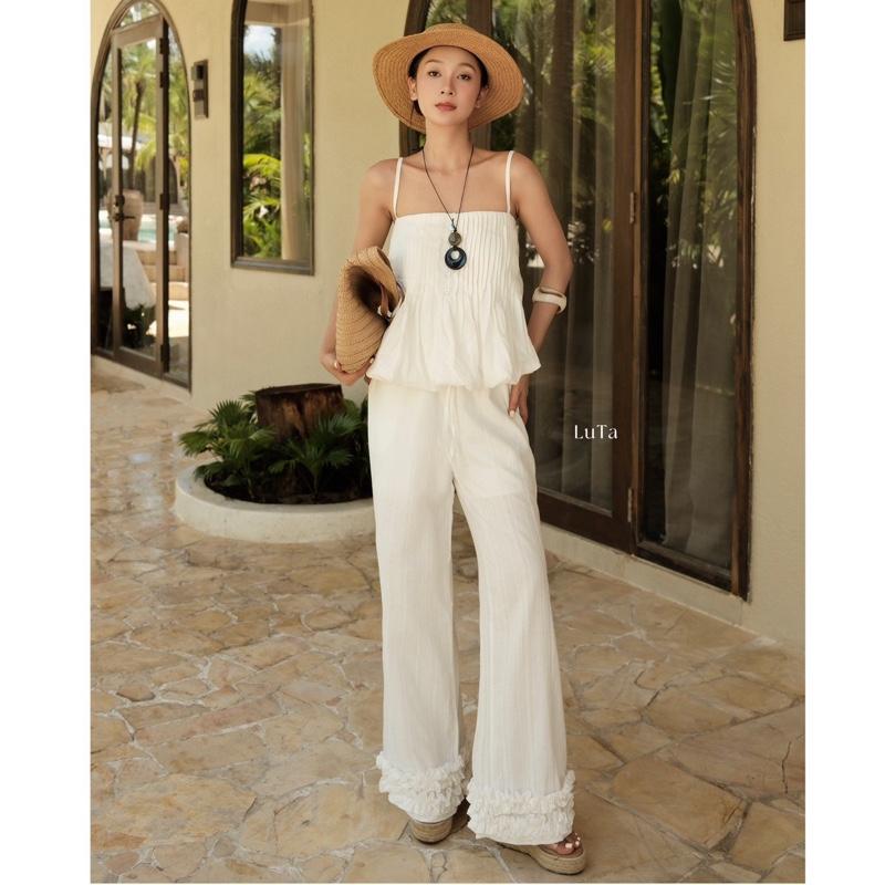 LUTA | Set tùng áo bí hai dây