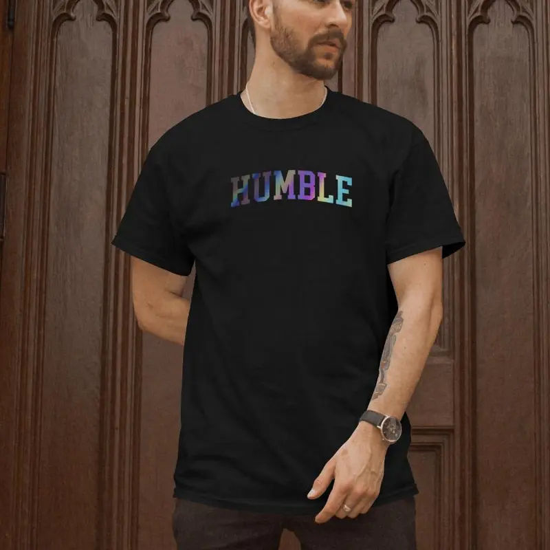 Kaos Distro HUMBLE REFLEKTIF RAINBOW HUMBEL Tshirt Distro Unisex Pria Wanita Cotton Combed 24s DTF Nyaman Keren Gratis Ganci & Sticker [TERSEDIA UKURAN BIG SIZE] 0
