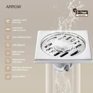 ARROW Saringan Got Anti Kecoa Tikus Stainless Tersembunyi