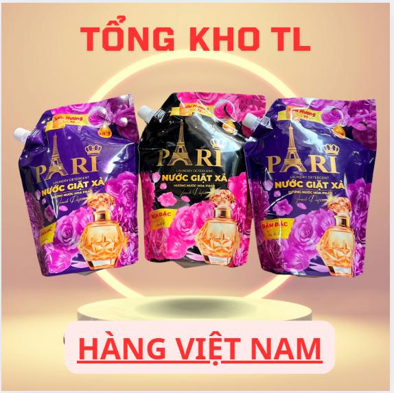 Combo 3 Túi Nước Giặt Xả PariGOLD 5in1 2.2kg 1Túi - Công Nghệ Thái Được VN Sản Xuất - Màu Ngẫu Nhiên