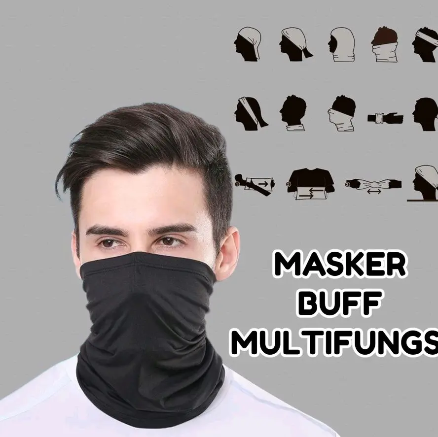 buff/baff masker multifungsi bahan bahan sangat lembut