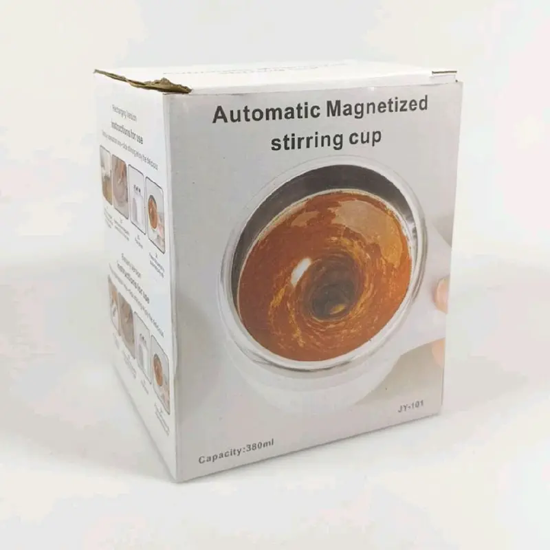 (Viral) Flash Sale Gelas Aduk Otomatis Self Stiring Cup Battery 380 ml -JY-101 - Kitchenware Stainless 7