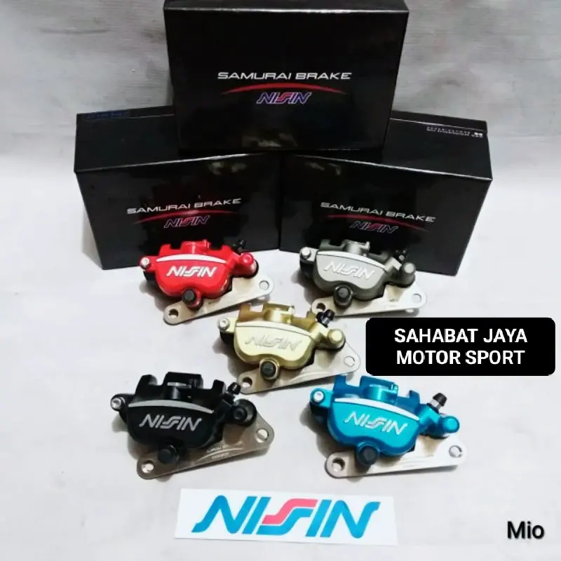 Kaliper Depan Nissin samurai 2 Piston Mio Soul Mio Smile Fino Karbu Mio j Mio M3 Jupiter Mx Lama Jupiter Mx New Jupiter z1 Vega ZR