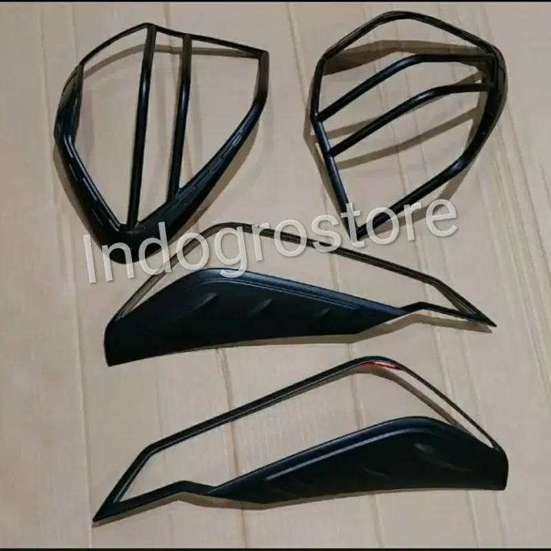 Garnish Cover List Lampu Depan Belakang Hitam Mobil All New Agya 2023 2024 2025 3