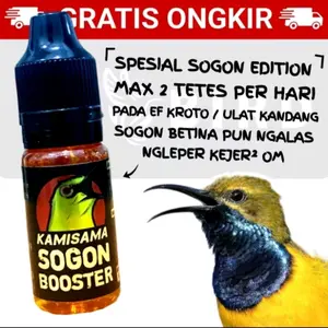 KAMISAMA SOGON BOOSTER VITAMIN BURUNG SOGON KOLIBRI VITAMIN ATP ADENOSINE VITAMIN PENGGACOR BURUNG SOGON