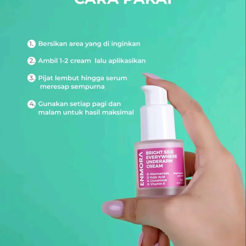 Enmora Starlight Series 3 in 1 - Brightening Facial Wash, Toner, dan Serum - Mengencangkan, Mencerahkan, Membersihkan, Aging, Pelembab, Muka 7
