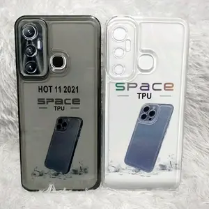 Soft Case Original Space Bening Infi Hot 11 2021/X662  Casing Transparan Pelindung Camera
