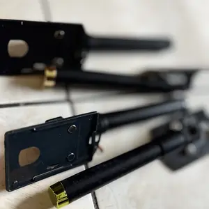 Tongkat Tol +  Etol +  Tap Tol Adjustable + Stick Tol Panjang Pendek Aluminium Hitam