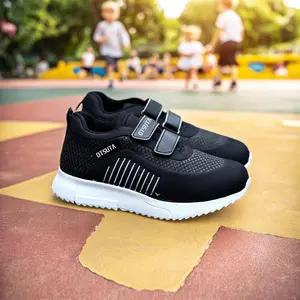 Sepatu Sekolah Anak Keren Nyaman OTSUTA Velcro Anti Selip Cowok Cewek