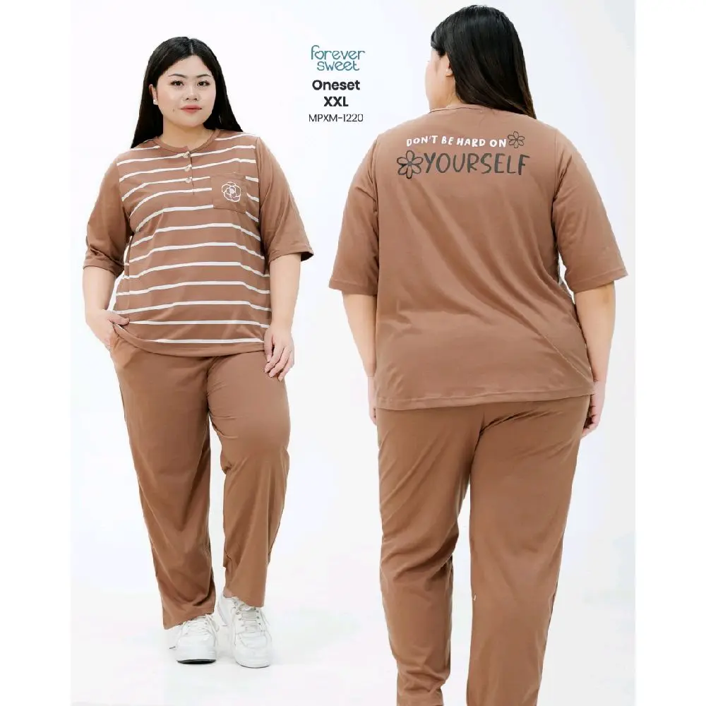FOREVER SWEET SETELAN WANITA CP JUMBO XXL LENGAN 3/4