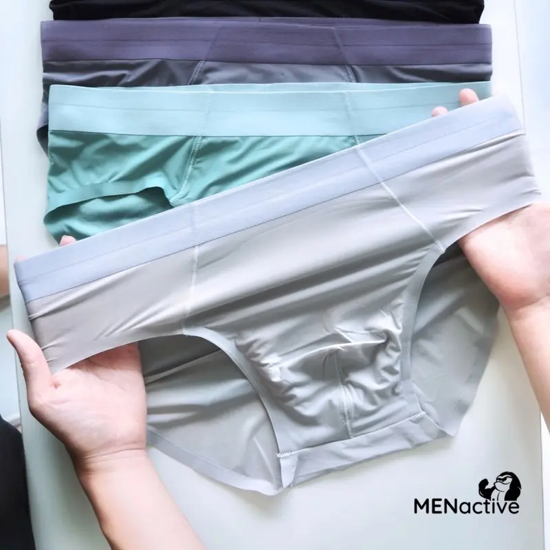 Quần lót tam giác nam Menavtive lụa băng mềm mịn, thoáng mát QT02