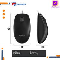 Gambar Logitech B100 Optical USB Mouse Garansi 3 Tahun Plug-and-Play Ergonomis untuk Gaming & Kerja Nyaman dari Pazcom Kota Administrasi Jakarta Pusat 2 Tokopedia