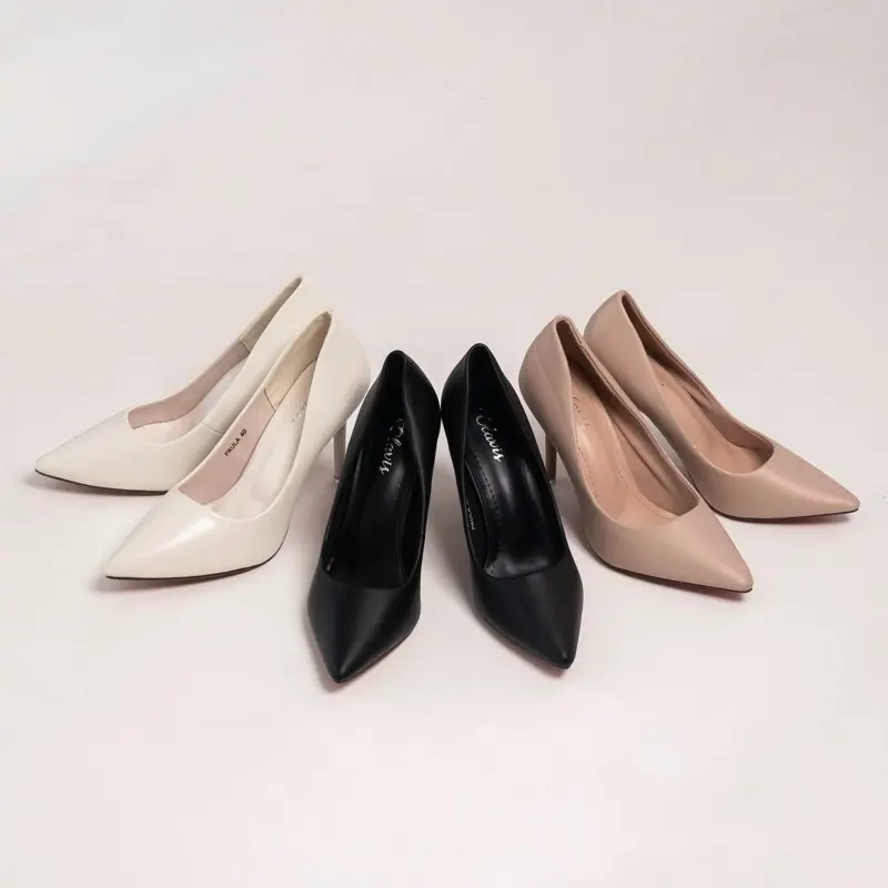 Olavis Paula doff matte high heels sepatu wanita tumit tinggi 9cm import Shoes 4