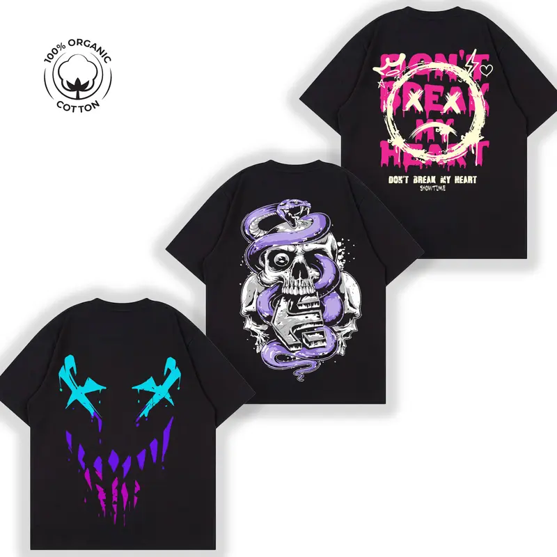 PROMO PAKET 3PCS 100K Kaos Tshirt Pria Terbaru  Lengan Pendek Motif Sablon Bergambar Keren Baju Distro Combed Tebal Panjang Nyaman High Kain Unik Cowok Hitam Katun 3