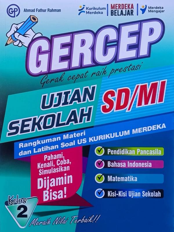 Buku Bank Soal Ujian Sekolah Kurikulum Merdeka Kelas 1,2,3,4,5,6 SD/MI Tahun 2024/2025 Sesuai Kisi Kisi Dan CP Terbaru - Gercep 3