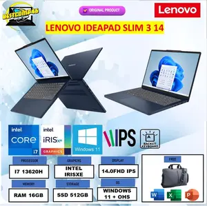 LENOVO IDEAPAD SLIM 3 14 I7 13620H 16GB 512GB W11+OHS 14.0 FHD IPS