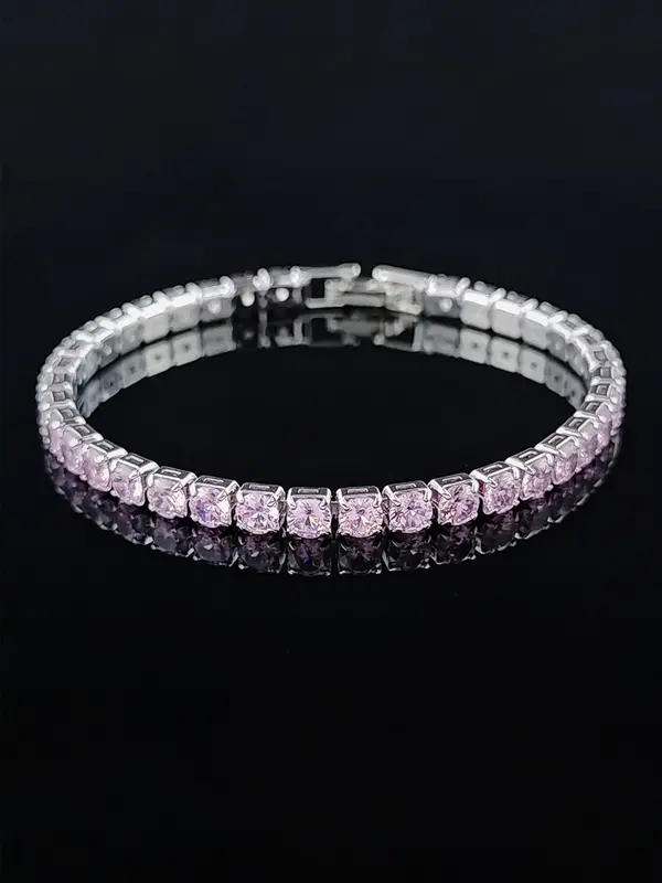 Luxury Rhinestone Decor Matching Bracelet for Women, 2024 New Trendy Fashion Accessories for Wedding Engagement Bridesmaid Costume Dress Prom Daily Wear 2