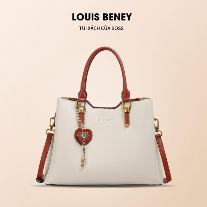  Túi xách nữ sang trọng da thật LOUIS BENEY cổ điển đẳng cấp trường tồn phù hợp đi làm đi tiệc phối với đồ công sở thanh lịch,đa phong cách. Xách tay  đeo chéo Túi Giấy Hãng - LB08210-2 