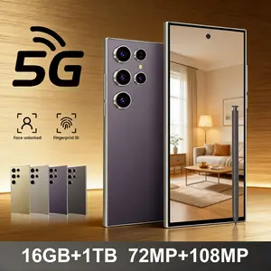 S.25 Ultra 7.5 Inch Layar HD 16GB+1TB 7900mAh Baterai 72MP+108MP Kamera Fingerprint Face Unlock Handphone ORI