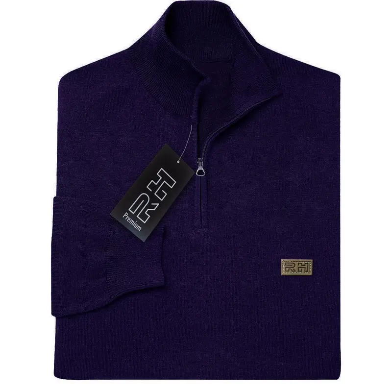 Baju rajut kerah tinggi zipper / Sweater turtleneck resleting RHcollections kerah tinggi zipper pria 6
