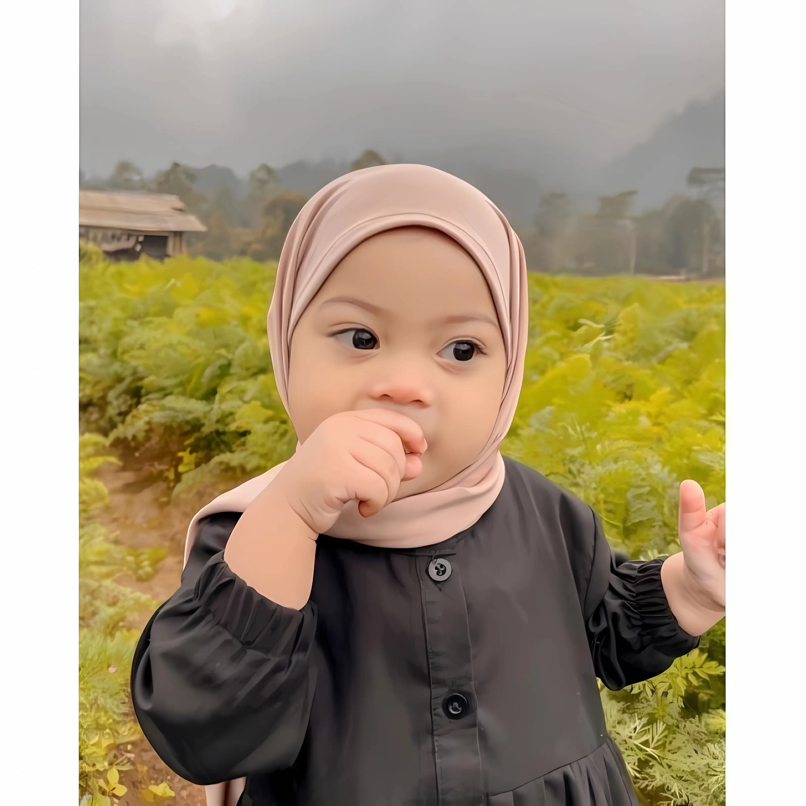 Pastan Anak Jersey 4-8 Tahun Jilbab Nyaman