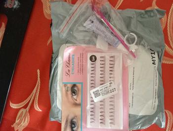 Product Review of Set sambungan bulu mata palsu dengan alat angkat bulu mata, lentik angkat bulu mata, gugusan individu 10mm / 12mm / 8mm, bulu mata palsu tahan lama dan tidak mudah jatuh, alat solek mata from m**i e**u 0