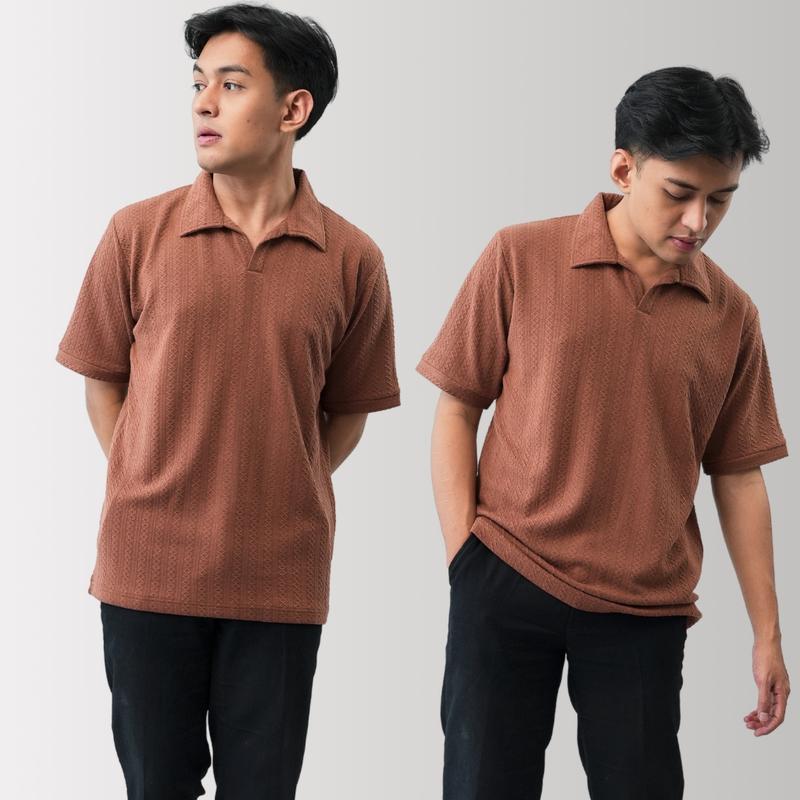 DIVSOUTH Harvey Polo Shirt Knit Pria - Kaos Polo Kerah Premium - Baju Polo Knit lengan pendek 4