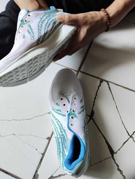 Product Review of PROMO BISA COD - SEPATU JALAN WANITA CEWEK CEWE SNEAKERS KETS KASUAL KEREN KECE TERMURAH Canvas Casual from 𝐈** 𝐅**᭡ 1